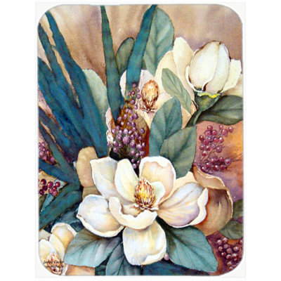 Caroline's Treasures Southern Magnolias Glass Cutting Board