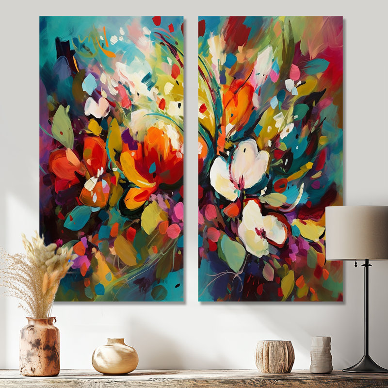 Thiele - art mural rouge, 40" H x 40" W, Wrapped Canvas, Does Not Apply