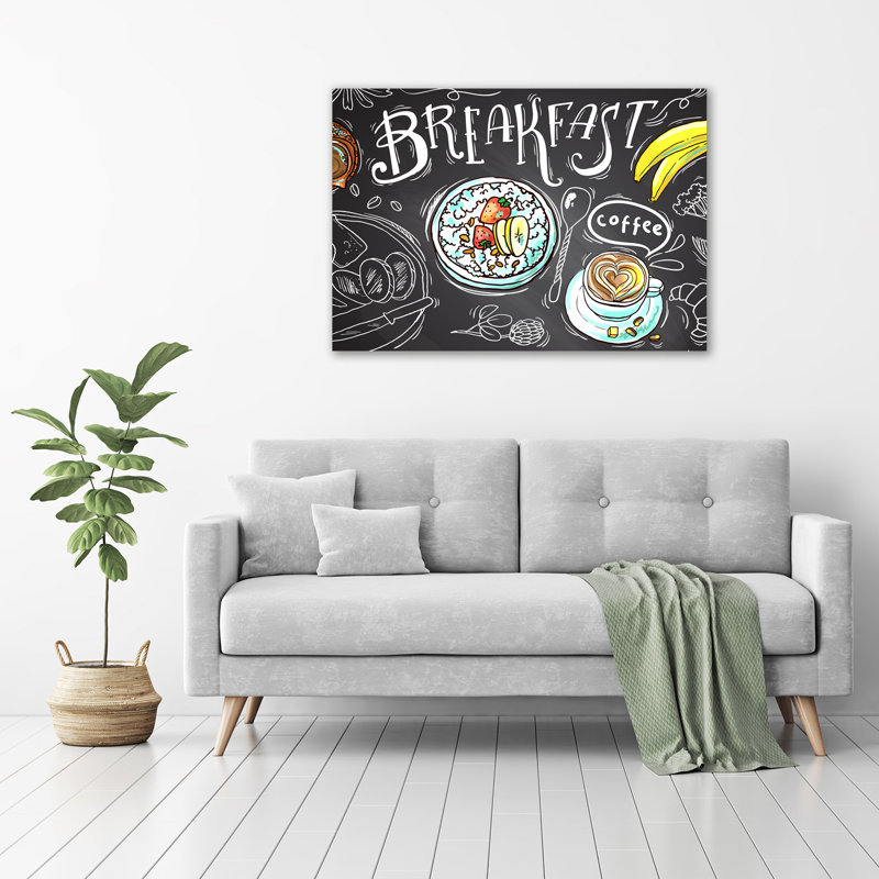 Breakfast - Wrapped Canvas Print