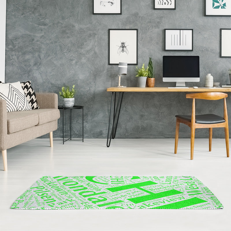 Chenille Indoor Rug, Rectangle 4' x 6'
