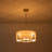 Lolanda 8-Light Dimmable Fabric Drum Pendant-880897396
