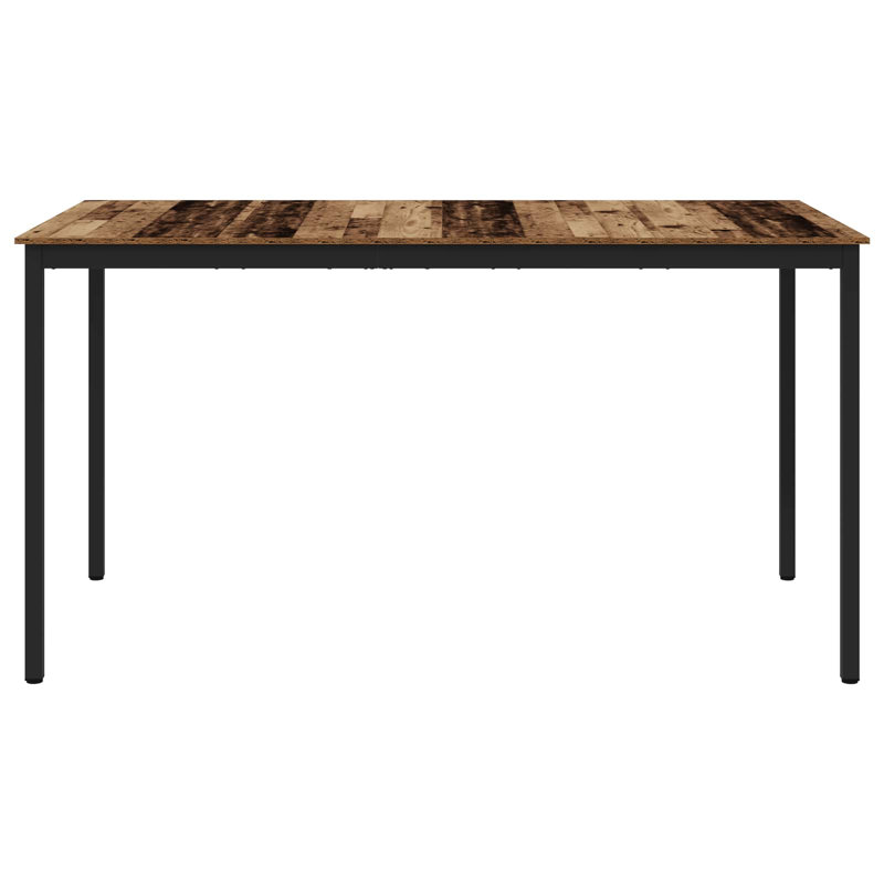 Standing Bar Table Engineered Wood, 105cmH x 200cmL x 100cmW, Brown