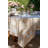 Quinlan Tablecloth - Blue/Brown - 90" x 90"-1229497836