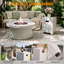 Round Propane Smokeless Fire Pit