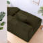 Canapé modulaire compact en chenille vert modulaire compact pour la maison