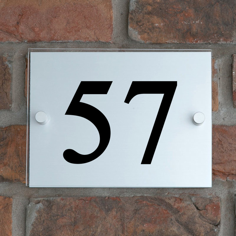 Champy 15cm H Plastic House Number, 57