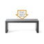 - Banc de salle à manger de style noir en bois, 48 W, de construction, idéal pour une pièce inspirée d'une longueur, bois franc, coin entrée
