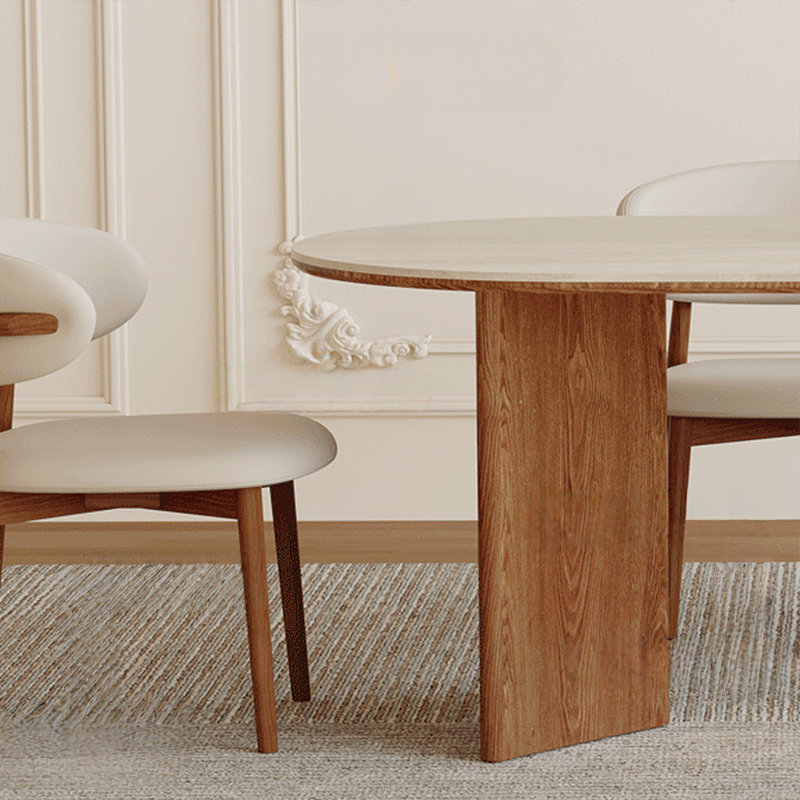 Table de salle à manger rétro style rétro, H 29,52 po x L 55,11 po x l 31,49 po