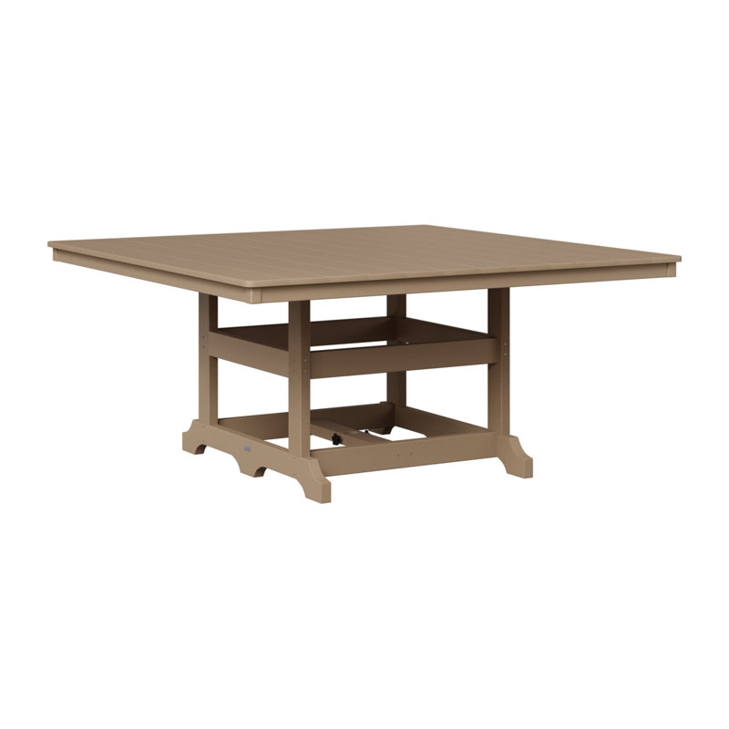 Table de salle à manger Berlin Classic, Weatherwood, Bois vieilli