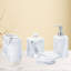 Burtundy Bathroom Accessory Set