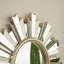 Miroir, miroir décoratif décoratif en forme de soleil