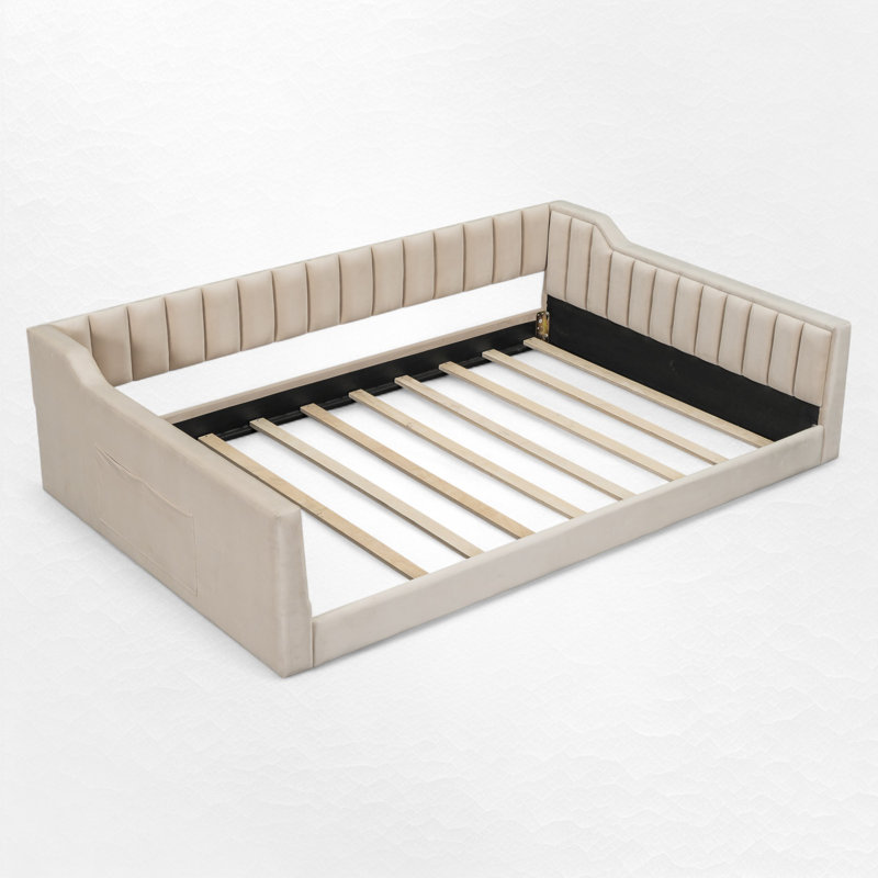 Lit de jour tapissier, Beige