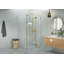 Halo 40 in. x 40 in. x 78 in. 90-degree Fully Frameless Glass Hinged Shower Enclosure-360637518