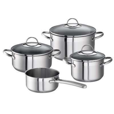 Merena 4-Piece Stainless Steel Cookware Set