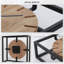 Horloge de table rétro noire sur support, horloge de bureau et tablette décorative, horloge de cheminée rustique sans horloge