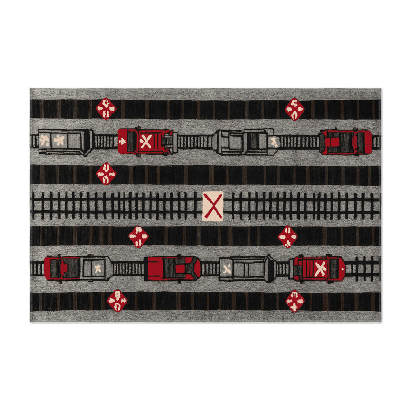 Tapis intérieur et extérieur gris Transport, Rectangle 4pi x 6 pi