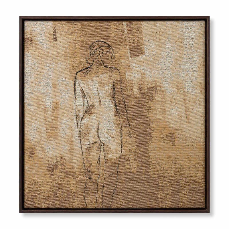 Amber Lewis x Loloi Lilian Beige / Ivory 2'-9" x 2'-10" Wall Art