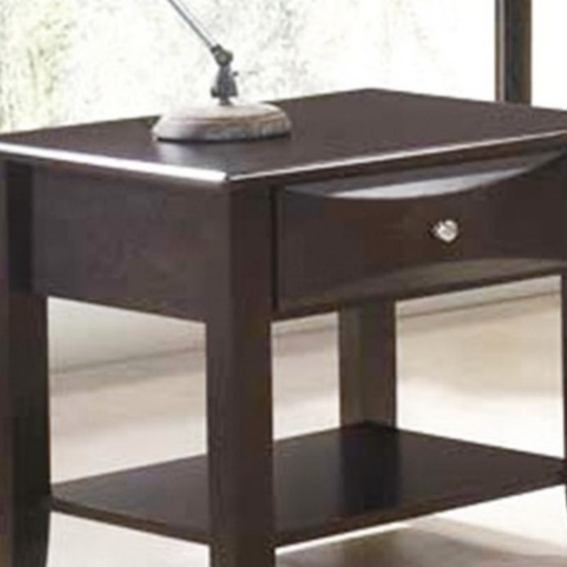 Table de bout simple en bois au look moderne