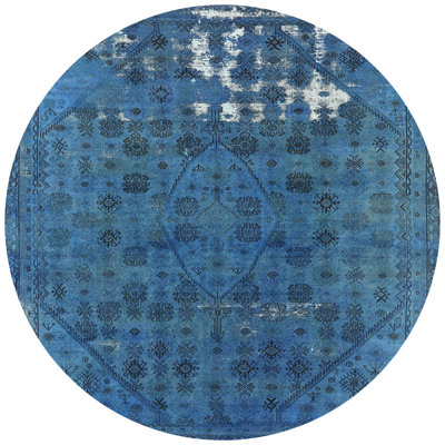 Tapis oriental bleu