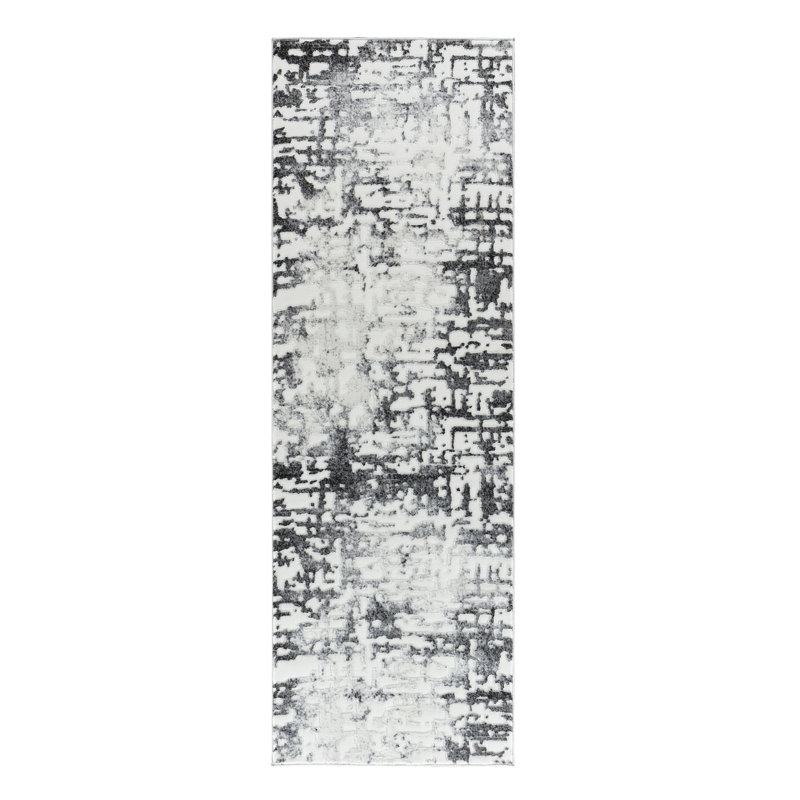 Studebaker Washable Abstract Indoor Rug, Runner 2'8" x 8'1" 