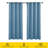 2 Panels Blackout Curtains Panels For Window, Window Treatment Thermal Insulated Solid Grommet Blackout Drapes For Bedroom (58*86 Inch)-114328257
