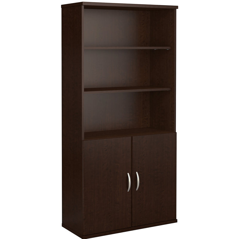Series C Storage Bookcase, Mocha Cherry