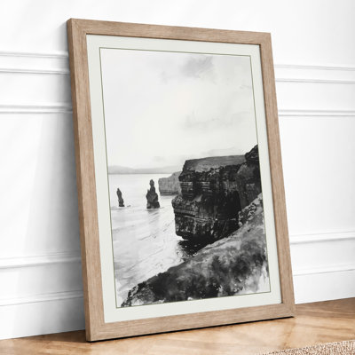 Stacks Coastal - Framed Print