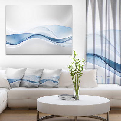 Abstract Canvas Wall Art, Water Splash 3D Wave Print - 3D Wave of Water Splash
