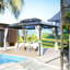 13 pi. L 10 pi. D Pavillon de jardin en aluminium