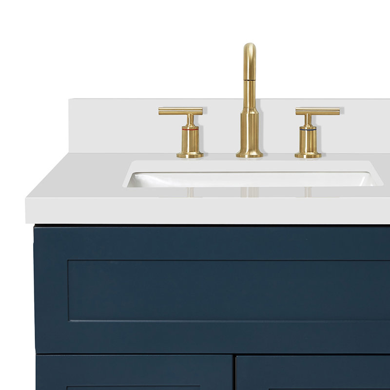 Ensemble de meuble-lavabo simple 37 po Hamlet, Bleu minuit