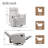 Modern Rocking Recliner Chair With High-Density Foam And Sturdy Wood Frame-116844589