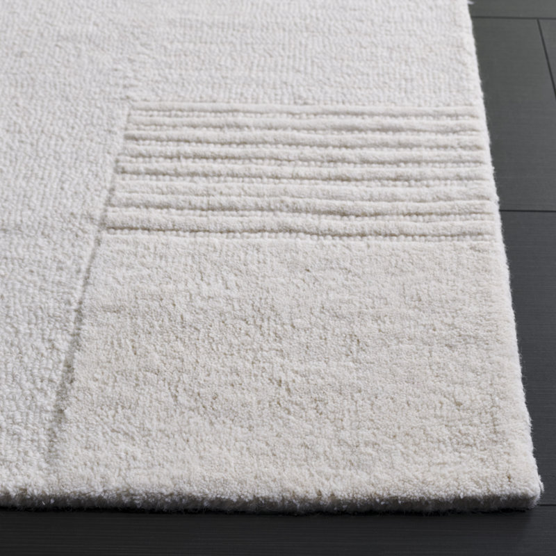 Harvest Hand Tufted Wool; Cotton Abstract Indoor Rug, Square 6'