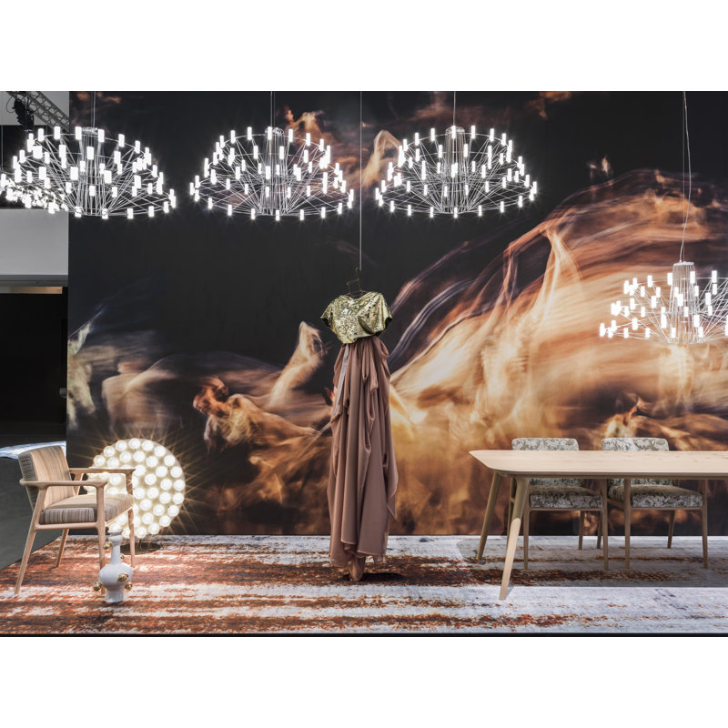 Coppélia LED Chandelier, Small, Black