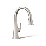 Graze Pull-Down Kitchen Sink Faucet with Three-Function Sprayhead