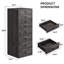 Commode 8 tiroirs, coffre de rangement étroit et grand, petit rangement-135358016
