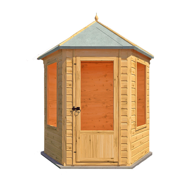 Kendall 6 x 6 Ft. Summer House, Quarter Glass Single