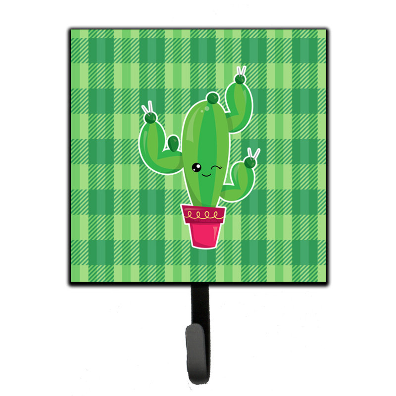 Organisateur de clé murale cactus avec crochets clés Foley