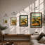 Tuscan Hillside Rustic - Framed Print-1626658662-1626658657