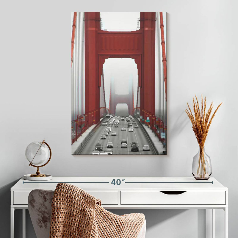Lilie Misty Golden Gate Bridge, H 30 po x l 20 po