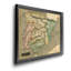 Carte de l’Espagne de Thomson-impression d’art graphique sur toile encadrée-1386266122-1386266164