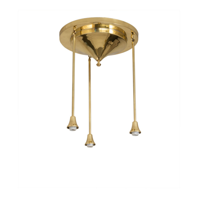 Amiley 3 - Light Gold Cluster Pendant