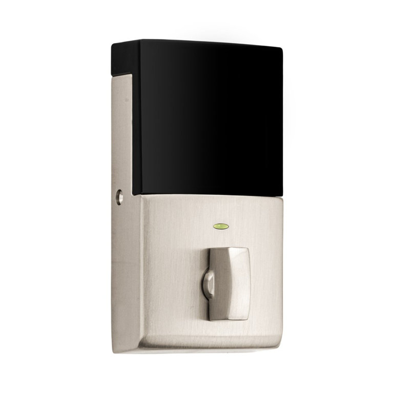 Satin Nickel Touchscreen Electronic Deadbolt with Brass Construction