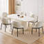 Ensemble de table de salle à manger 70 po avec 6 chaises pour la cuisine, le bar et le salon-68311164-68311167-98321439