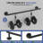 30" Wall Mounted Towel Bar Bath Hardware Accessory