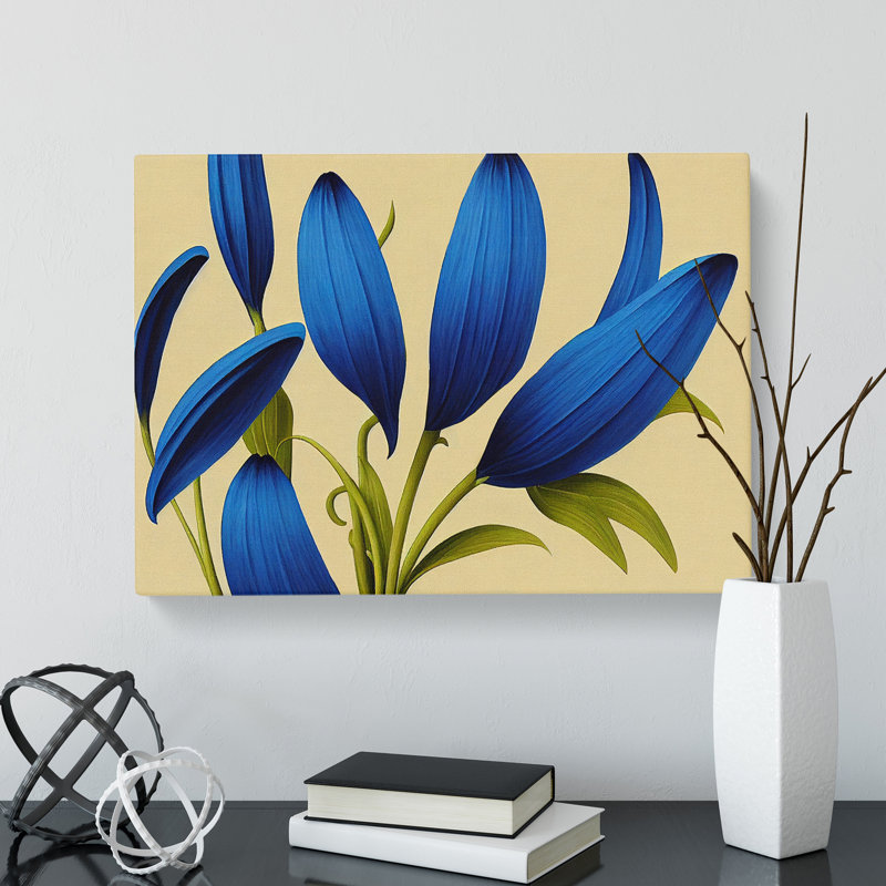 Royal Flowers - Wrapped Canvas, 35cm H x 50cm W x 3cm D