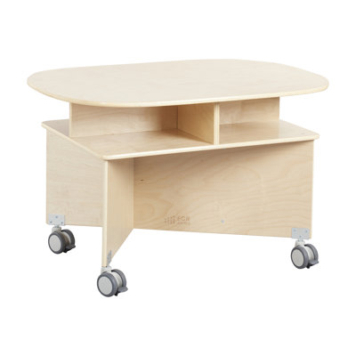 ECR4Kids Mobile Collaboration Activity Table with Storage, Multipurpose Furniture