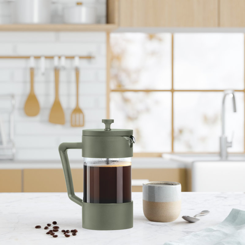 Cafetière 5 tasses Borosilicate (600 ml, 20 oz), 8 tasses, Vert