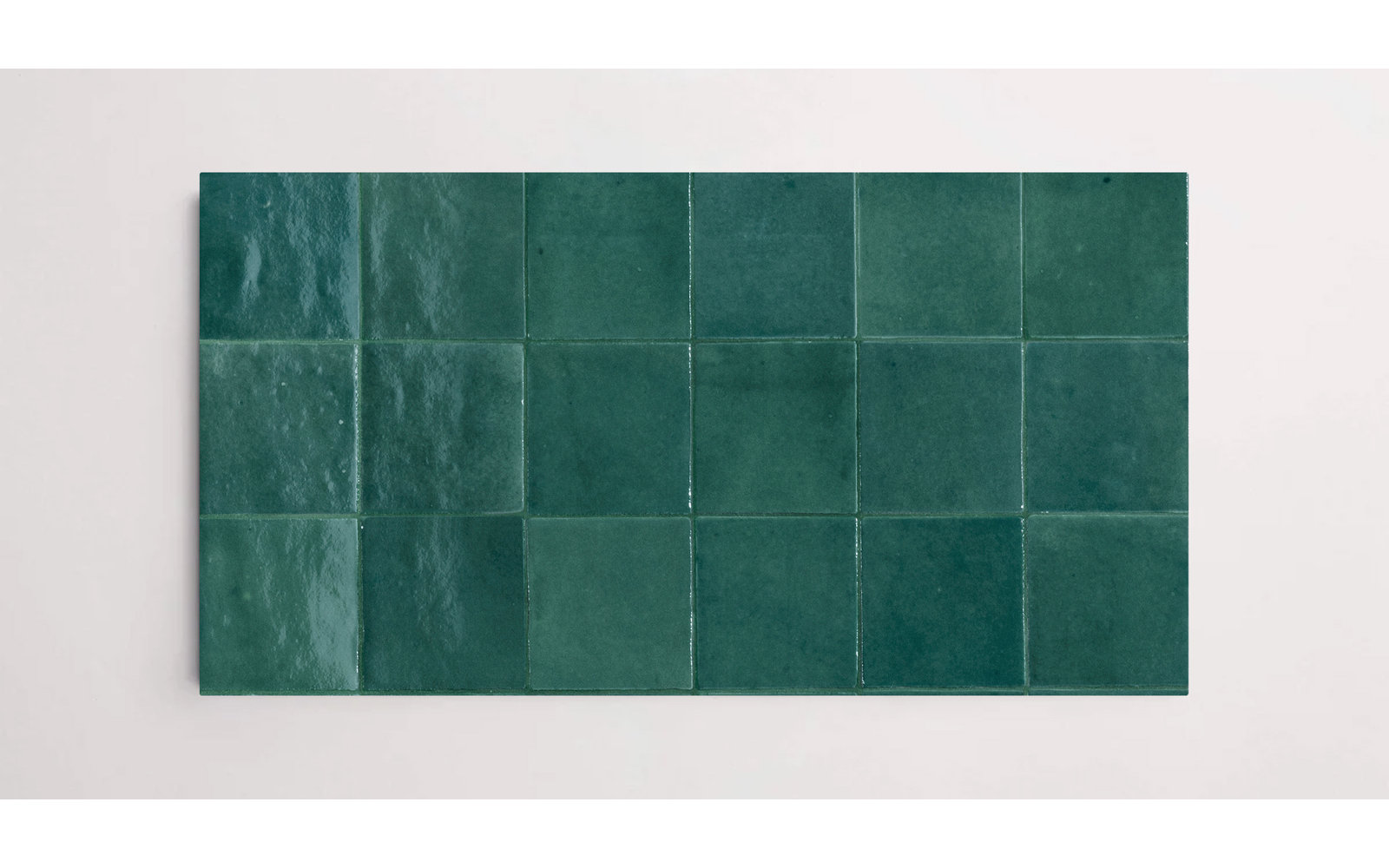 Greenwich 4" x 4" Glossy Tile, Teal