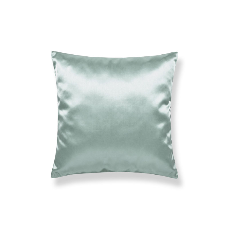 Wool Blend Square Pillow Cover & Insert, Aquamarine, Square 22"