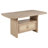 Cowen Cane Counter Height Storage Dining Table Beige Oak